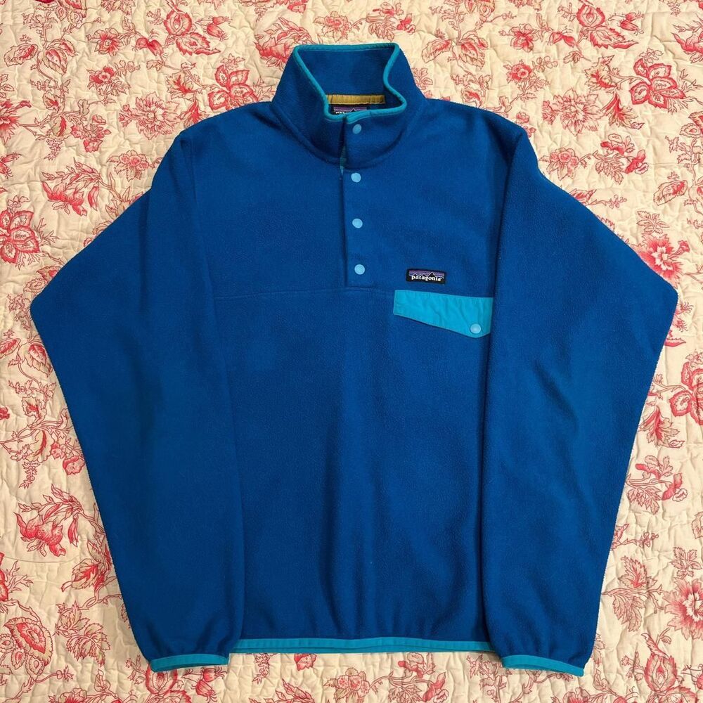 Patagonia Synchilla Rare Men's Blue Colorway Sweater
